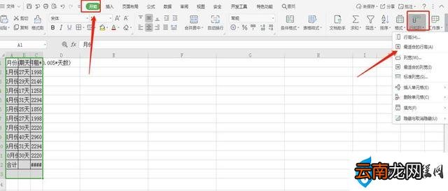 一键调整表格行高列宽的方法步骤 excel表格中如何调整行高列宽