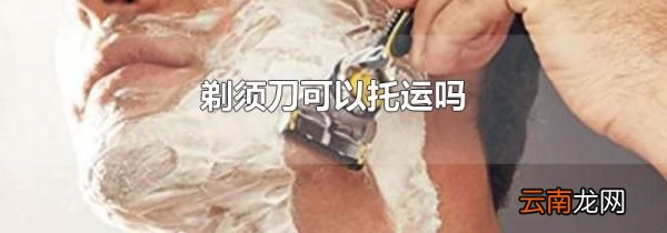 剃须刀可以托运吗