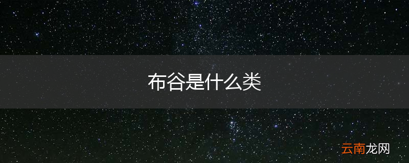 布谷是什么类