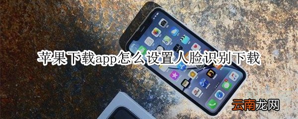苹果下载app怎么设置人脸识别下载