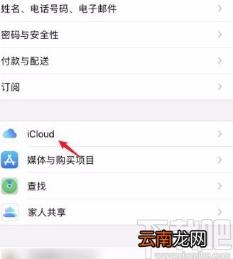 iphone手机关闭iCloud功能的方法