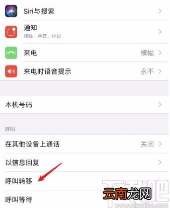 iphone手机设置呼叫转移的方法