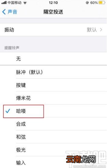苹果手机设置隔空投送提示音的方法