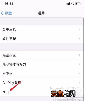 苹果手机开启NFC功能的方法