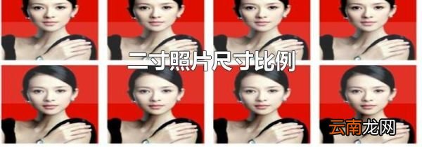 二寸照片尺寸比例