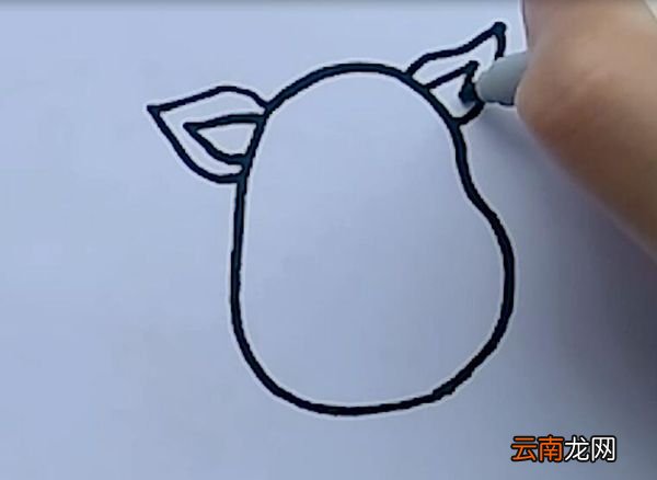 斑马简笔画
