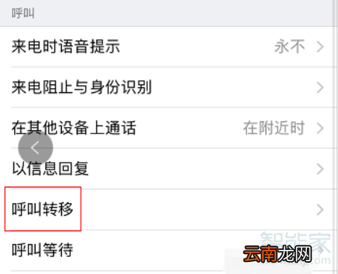 苹果手机呼叫转移怎么设置