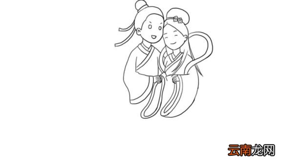 牛郎织女连环画简笔画 牛郎织女连环画简笔画步骤