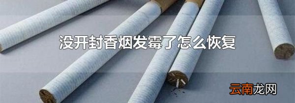 没开封香烟发霉了怎么恢复