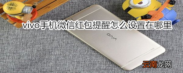 vivo手机微信红包提醒怎么设置在哪里