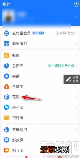支付宝app设置花呗消费闹钟的方法