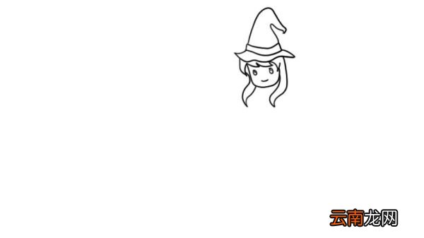 女巫炼药简笔画