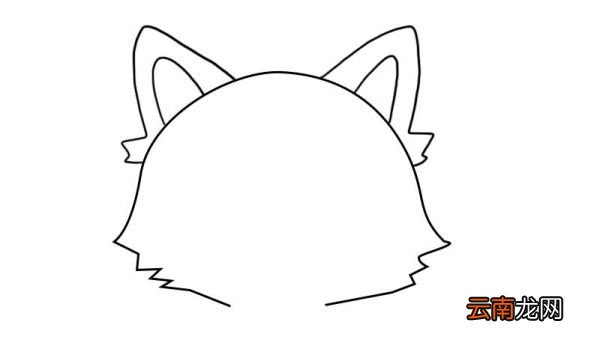 狼头简笔画