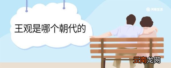 王观是哪个朝代的 王观属于哪个朝代的