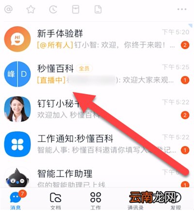 钉钉怎么看别人直播