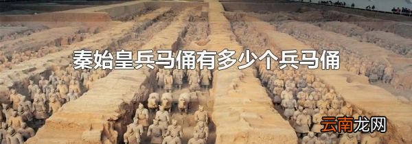 秦始皇兵马俑有多少个兵马俑