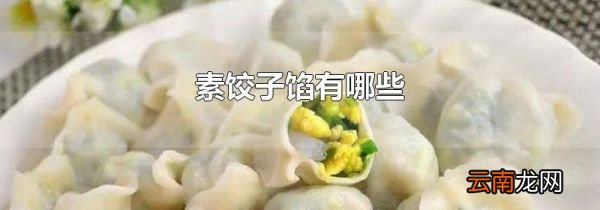 素饺子馅有哪些