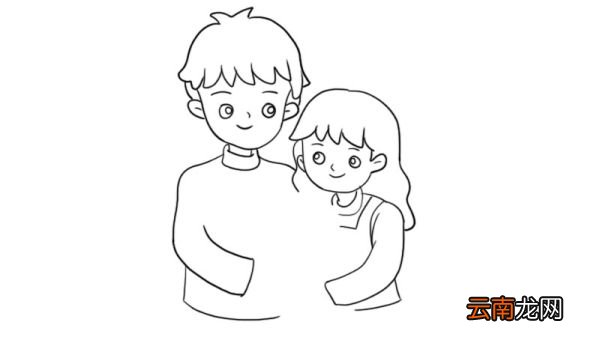 全家福简笔画