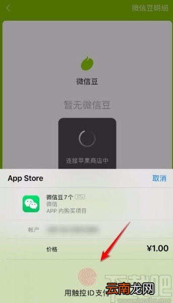 微信app充值微信豆的方法