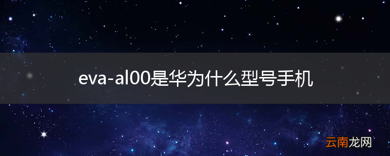 eva-al00是华为什么型号手机