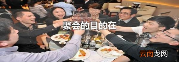 聚会的目的在