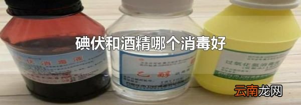 碘伏和酒精哪个消毒好