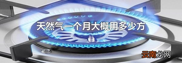 天然气一个月大概用多少方