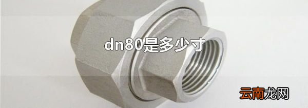 dn80是多少寸