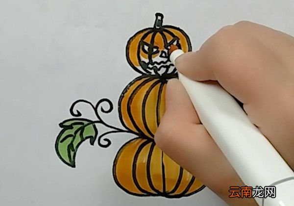 叠南瓜简笔画 南瓜简笔画图片