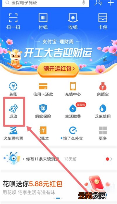 支付宝怎么查询朋友历史步数