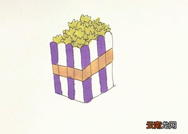爆米花简笔画