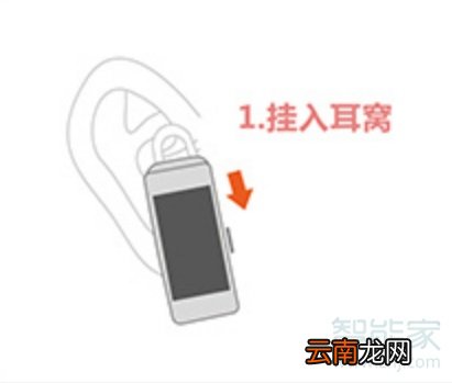 华为b5怎么戴耳朵上