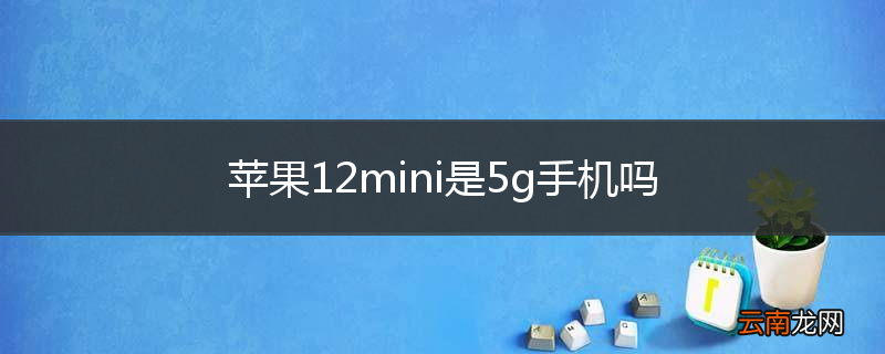 苹果12mini是5g手机吗