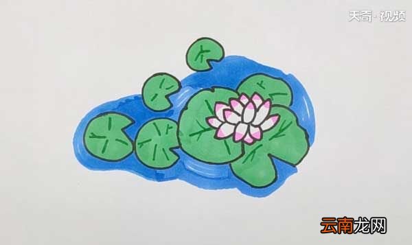 池塘简笔画