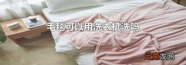 毛毯可以用洗衣机洗吗