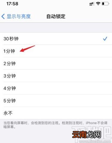 苹果手机修改自动锁定时间间隔的方法