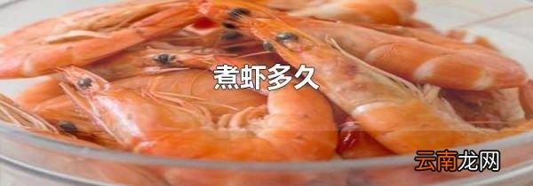 煮虾多久