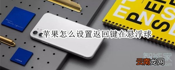 苹果怎么设置返回键在悬浮球