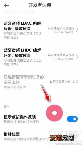 小米手机打开点按反馈功能的方法