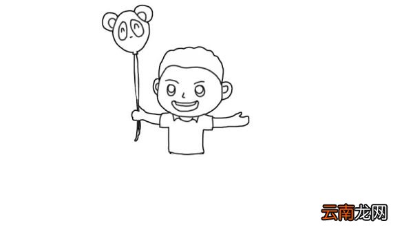 小男孩简笔画画法小男孩简笔画步骤