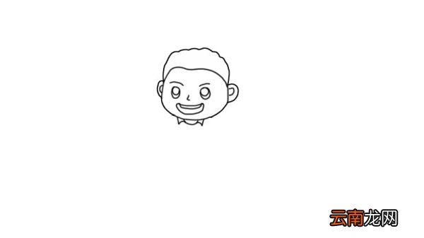 小男孩简笔画画法小男孩简笔画步骤