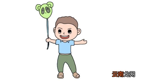 小男孩简笔画画法小男孩简笔画步骤