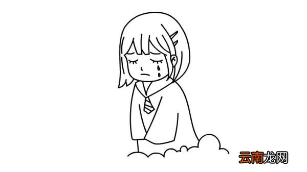 伤感简笔画手绘图片怎么画