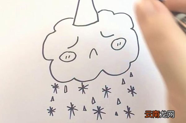 下雪简笔画