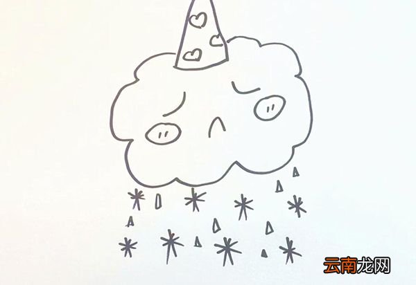 下雪简笔画