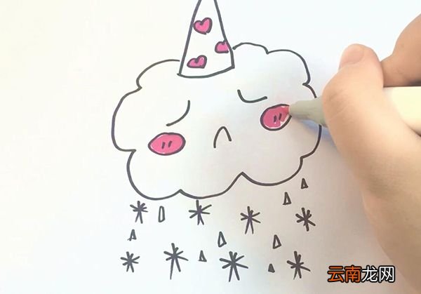 下雪简笔画