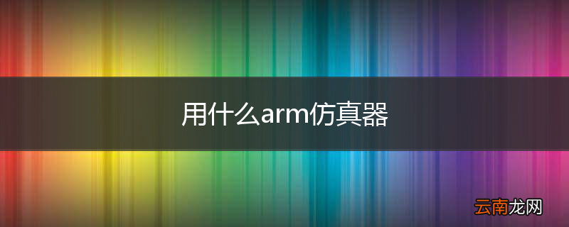 用什么arm仿真器