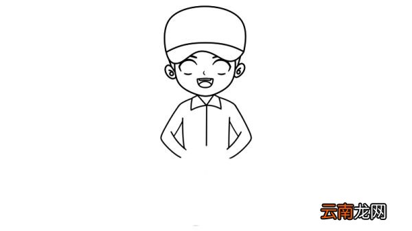 军人简笔画 军人怎么画