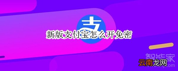 新版支付宝怎么开免密