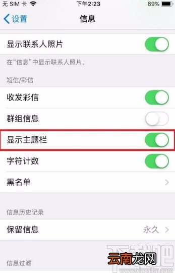 苹果手机开启显示主题栏功能的方法